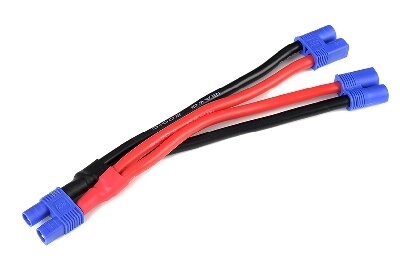 G-Force RC GF-1320-091 - Revtec - Power Y-kabel - Parallel - EC-3 - 14AWG Siliconen-kabel - 12cm - 1 st