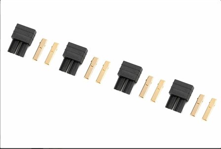 G-Force RC GF-1007-002 - G-FORCE TRAXXAS GOLD CONNECTOR MALE (4PCS)