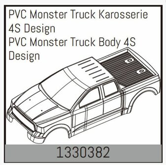 1330382 Ersatzteil f&uuml;r Absima 1:8 V2 Basher Serie   Passend f&uuml;r Varianten : Assassin 4S / 6S Brushless