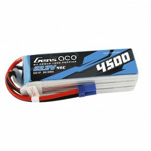 Lipo batterij, Gens ace 4500mAh 22.2V 45C 6S1P Lipo Battery Pack