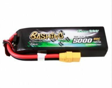 Lipo batterij, Gens ace G-Tech 5000mAh 11.1V 3S1P 60C Lipo Battery Pack with XT90 Plug Bashing Series