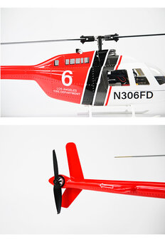 RC helicopter flywing bell206-V3-RTF