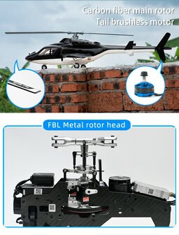 RC helicopter flywing airwolf V2 RTF