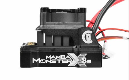 Castle Creations - MAMBA MONSTER X8S - Sensored-Sensorless Car ESC Car ESC - 3-8S - Datalogging - BEC 8A - Waterproof