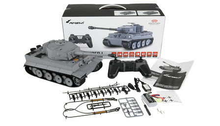 RC tank 1/24 tiger I met IR battle functie 23108