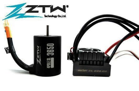 ZWT1106031 709031 1:10 Electronic Speed Controller COMBO - Brushless - Beast SL 60A G2 - Motor 3650 4350KV