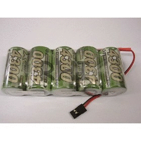 Batterij  934305-12, X-Cell 6V 4,3Ah ontvangerakku uni