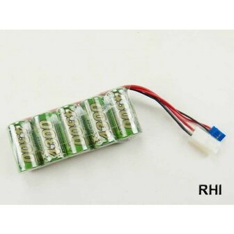 Batterij  934305-124, X-Cell 6V 4,3Ah ontvangeraccu JR/Tamiya