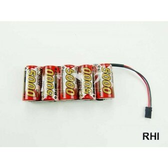 Batterij  935005-12, X-Cell 6V 5000mAh ontvangeraccu uni