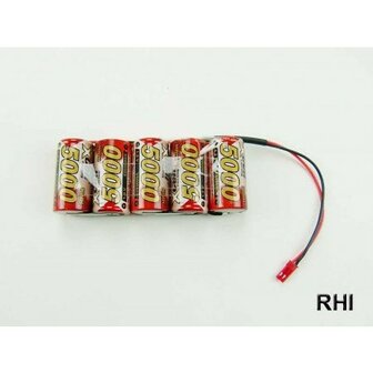 Batterij  935005-13, X-Cell 6V 5000mAh ontvangeraccu BEC