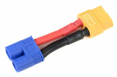 Revtec - Power Adapter Lead - EC-3 Plug  XT-60 Socket - 12AWG Silicone Wire1 st GF-1301-106