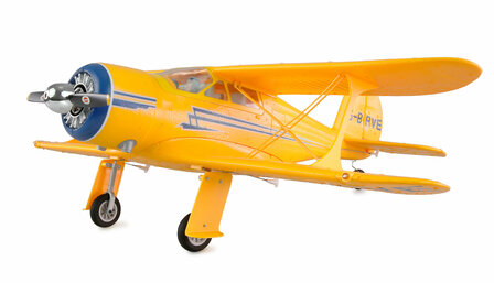 RC vliegtuig 24144 AMXFlight Beech D17s Doppeldecker 3D/6G RTF geel