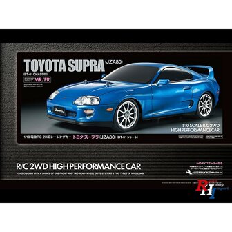 58733 1/10 R/C Toyota Supra (JZA80) BT-01 Chassis bouwpakket