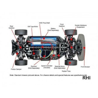 58599 1/10 RC Raybrig NSX Concept-GT TT-02 set tamiya cup