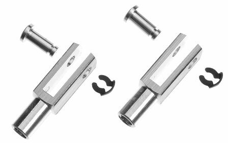 GF-2110-002 Revtec - Aluminium Clevis - Heavy Duty - M3 - 2 pcs