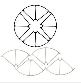 Beschermkap   voor oa MJX X400  wit  4stuks