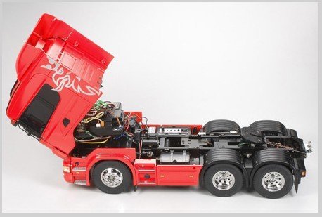 Tamiya RC vrachtwagen 23670 1:14 Scania R620 rood RTR (MFC- 01) (Factory Finished)