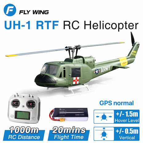 RC helicopter flywing UH1-V3-RTF