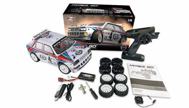 21109 Hyper Go Lancia Delta HF Integrale Rallye/Drift 4WD 1:14 RTR