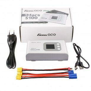 GEAS100-EW Gens ace iMars S100 G-Tech AC Balance RC Battery Charger-White