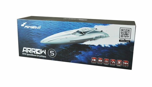 RC Boat Arrow 5 Mono Speedboot brushless 633mm 2,4GHz RTR 26088