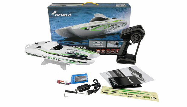 RC Boat Green Arrow Katamaran brushless Jetaandrijving 400mm RTR 26113