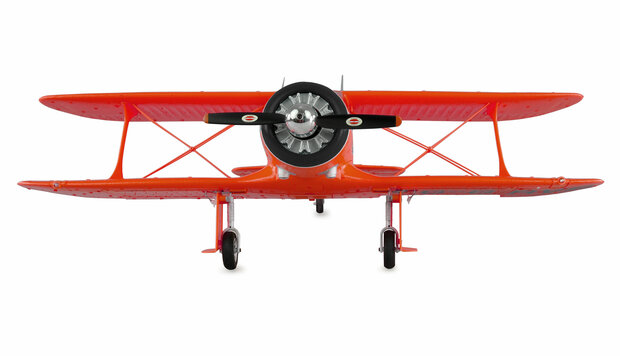 RC vliegtuig 24143 AMXFlight Beech D17s Doppeldecker 3D/6G RTF rood