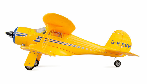 RC vliegtuig 24144 AMXFlight Beech D17s Doppeldecker 3D/6G RTF geel