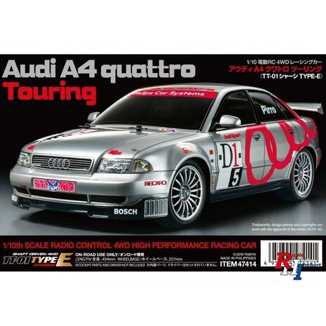 RC auto 47414 1/10 RC Audi A4 Touring TT01E bouwpakket