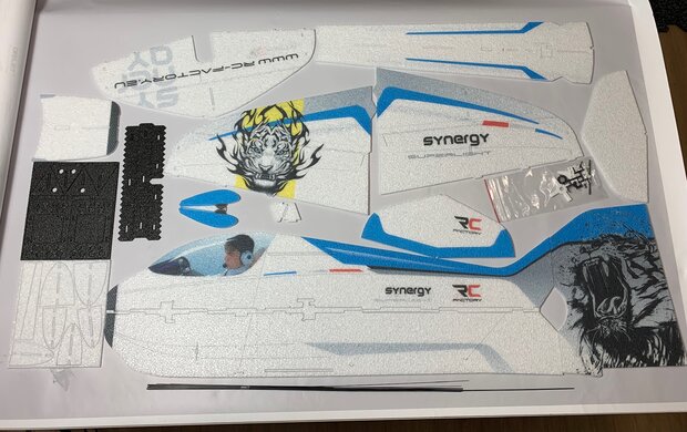 RC vliegtuig SHOCKFLYER RC-Factory Synergy Blue INDOOR series EPP P-15343