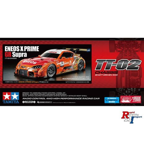 RC auto 47514 1:10 RC ENEOS X Prime GR Supra Bouwpakket