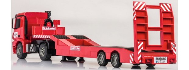 RC vrachtwagen C907307 CARSON MB Arocs Goldhofer 2.4GHz | RC Truck met rij-oplegger RTR 1/20